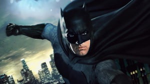 The Flash Ben Affleck Batman Batsuit Batcycle Justice League