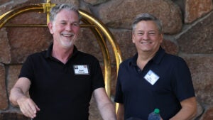 Co-CEOs of Netflix Reed Hastings and Ted Sarandos