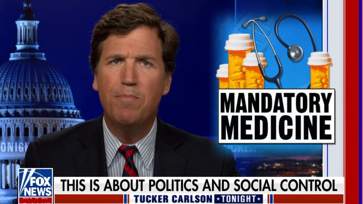 Tucker Compares COVID Vaccines to 'Sterilization or Frontal ...