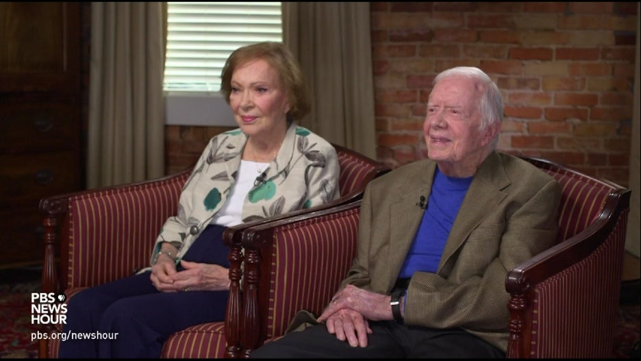 jimmy and rosalynn carter pbs newshour