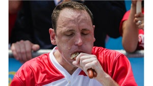 joey chestnut Nathan's hot dogs