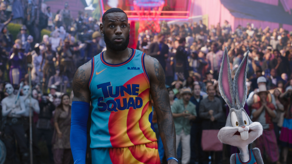NBA_ 2021 BLUE Lebron 6 James 23 Michael NCAA Bugs Movie Space Jam