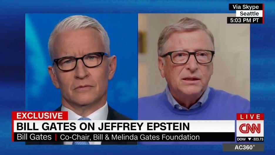 Bill Gates Says Dinners with Jeffrey Epstein Were 'a Huge Mistake