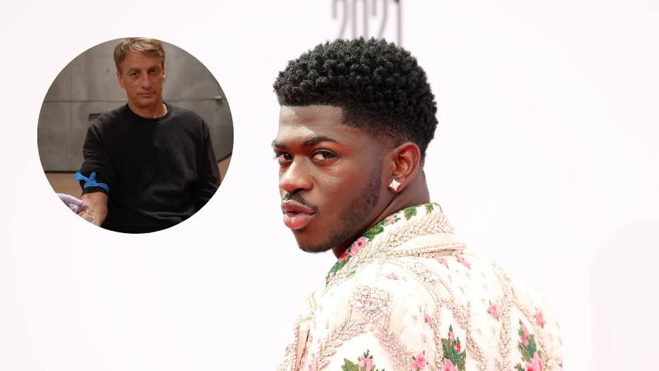 Lil Nas X and Tony Hawk