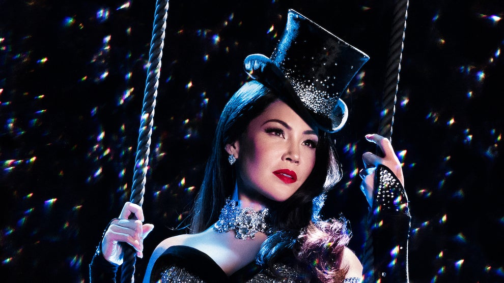 Natalie Mendoza as Satine Mouline Rouge! The Musical Karen Olivo