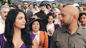 Cecily Strong and Keegan-Michael Key in "Schmigadoon!"