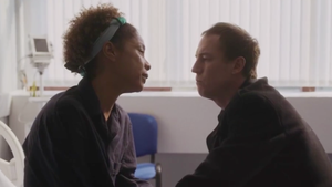 Sophie Okonedo and Tobias Menzies