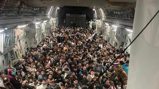 Shocking Photo Shows 600 Afghans Crammed Inside US Military Plane