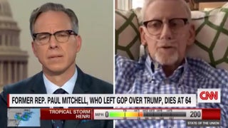CNN’s Jake Tapper Tears Up at Former GOP Congressman’s Deathbed Plea for Bipartisanship (Video)