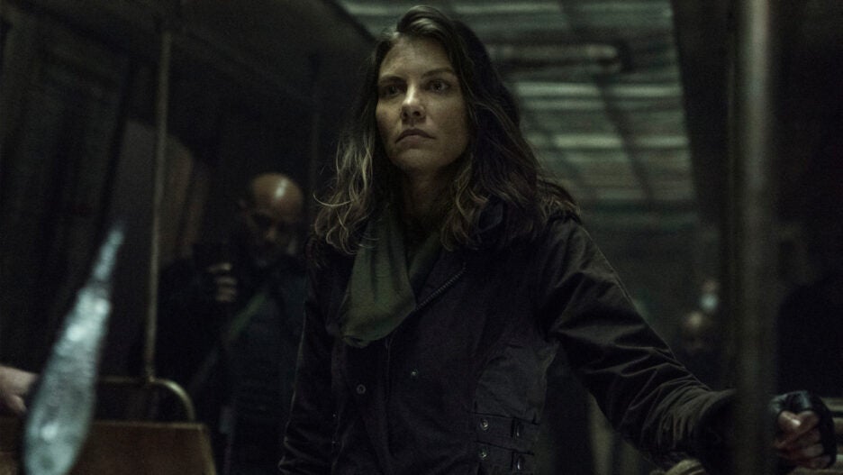 Walking Dead Stars Jeffrey Dean Morgan And Lauren Cohan Break Down Maggie Vs Negan
