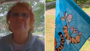 tigger flag neighbor karen