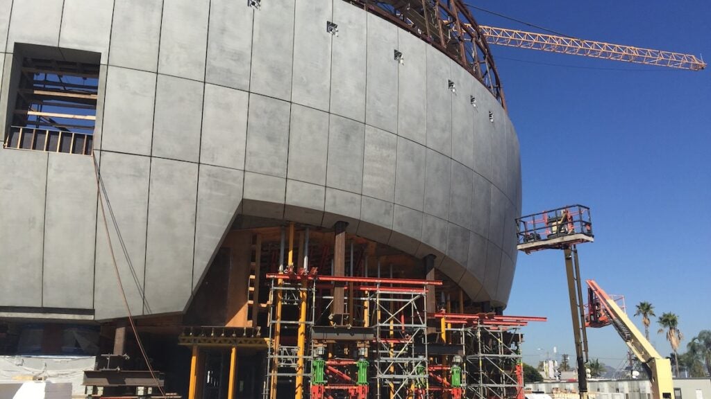 Academy Museum construction