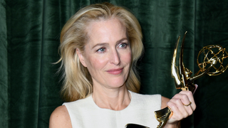Watch Gillian Anderson React to Reporter Asking If She Spoke to Margaret Thatcher About ‘The Crown’ Role (Video)