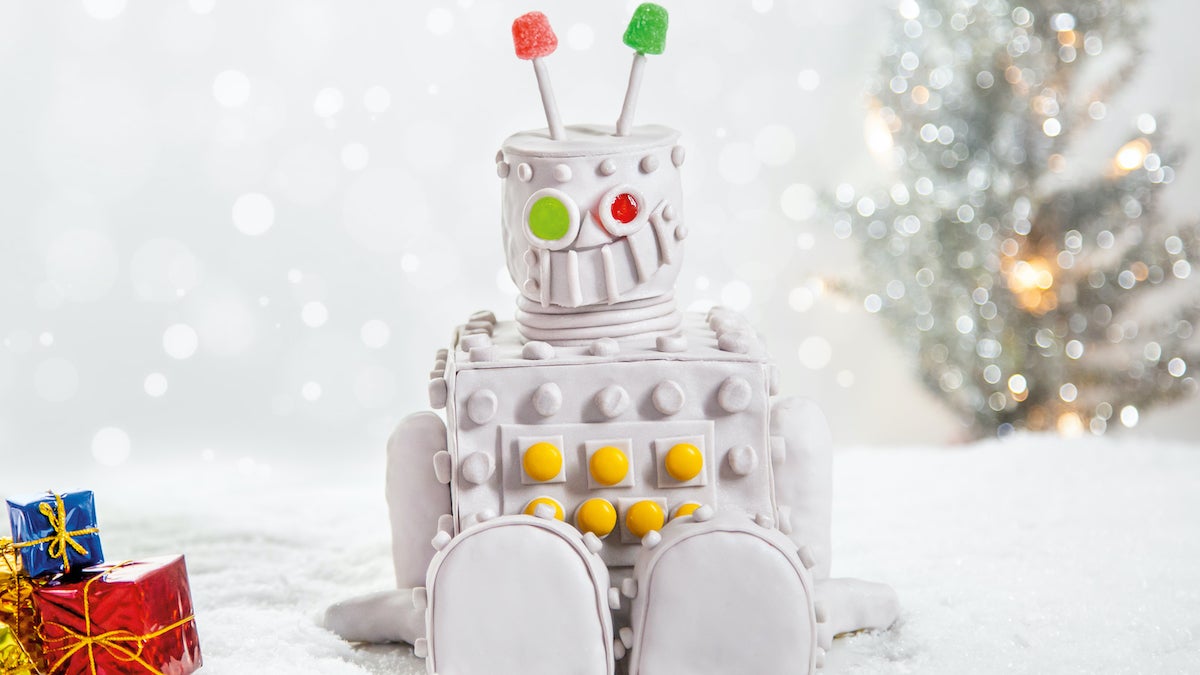 'Nailed It' Toy Robot Cake Recipe Cookbook