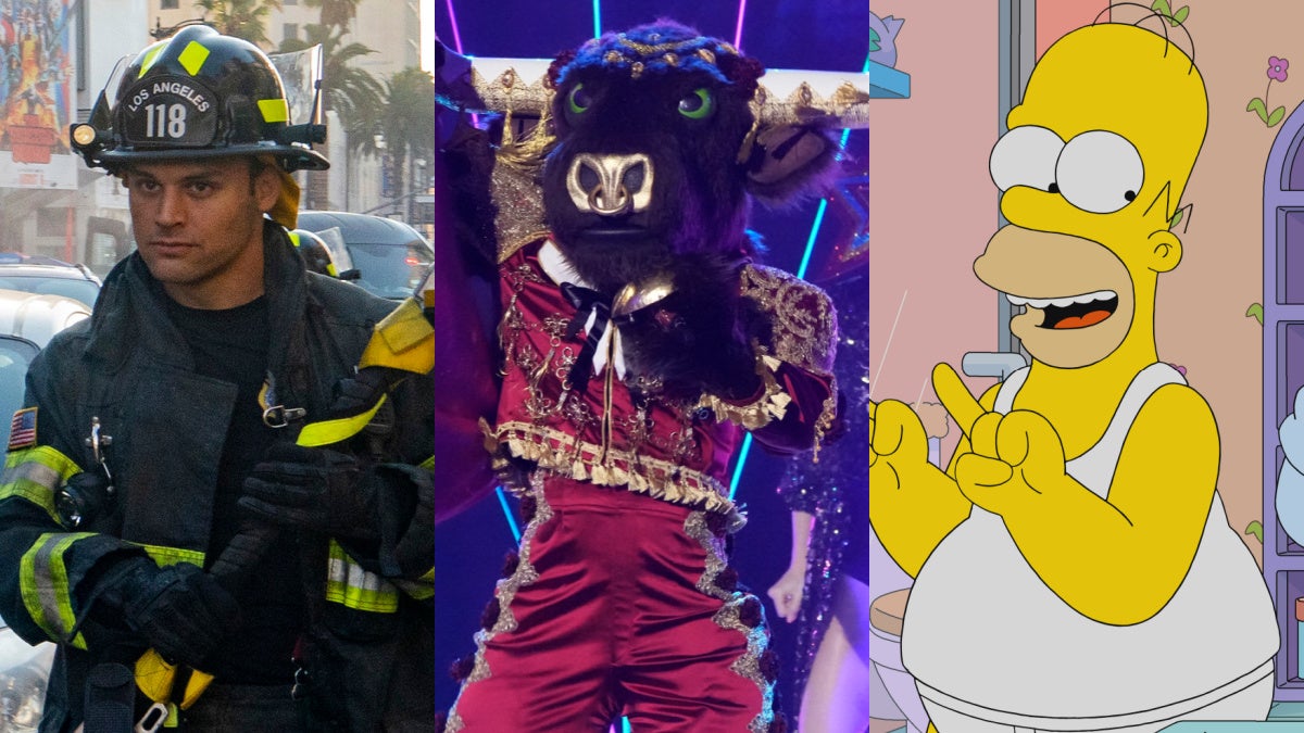 masked singer 911 simpsons fox ratings