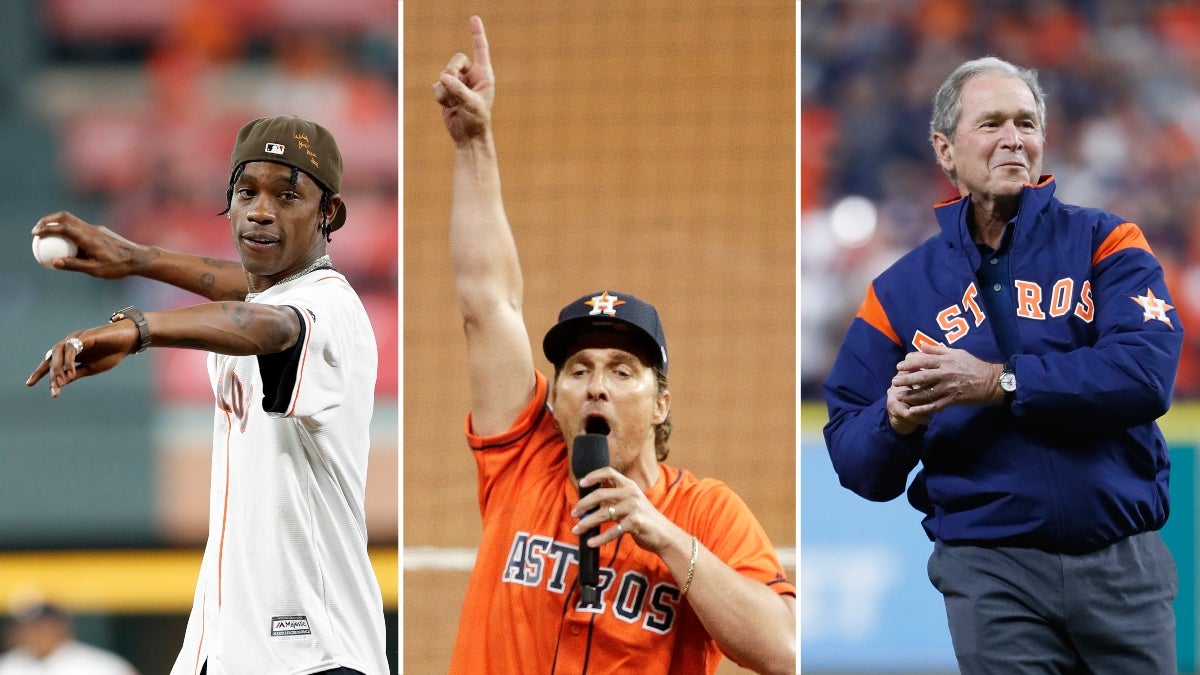 World Series 2021: Celebrity Astros Fans