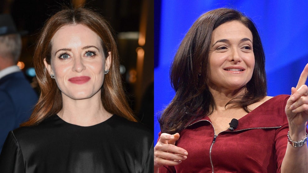 Claire Foy Sheryl Sandberg Facebook