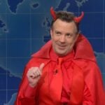 ‘SNL': Jason Sudeikis Returns as The Devil in ‘Weekend Update’ Segment’ (Video)
