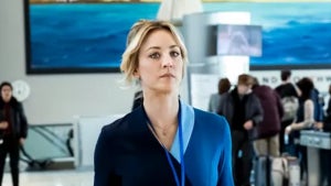 Kaley Cuoco in HBO Max series "The Flight Attendant"