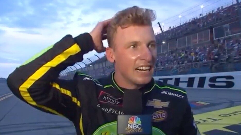 Nbc S Nascar Reporter Mistakes Crowd S F Joe Biden Chant For Let S Go Brandon Video