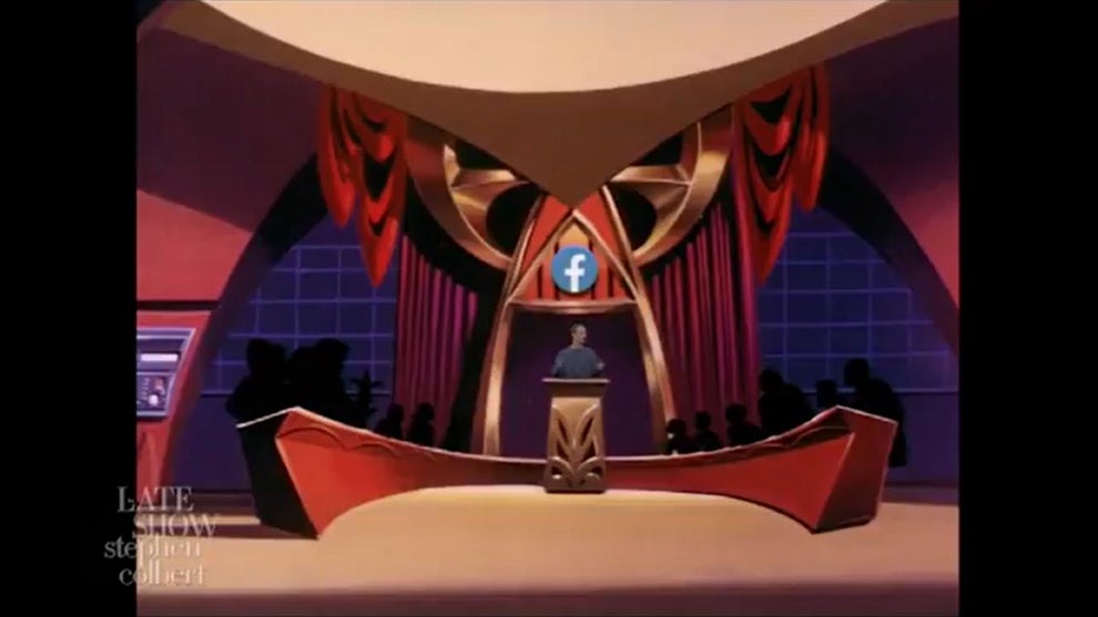 The Late Show Facebook Legion of Doom