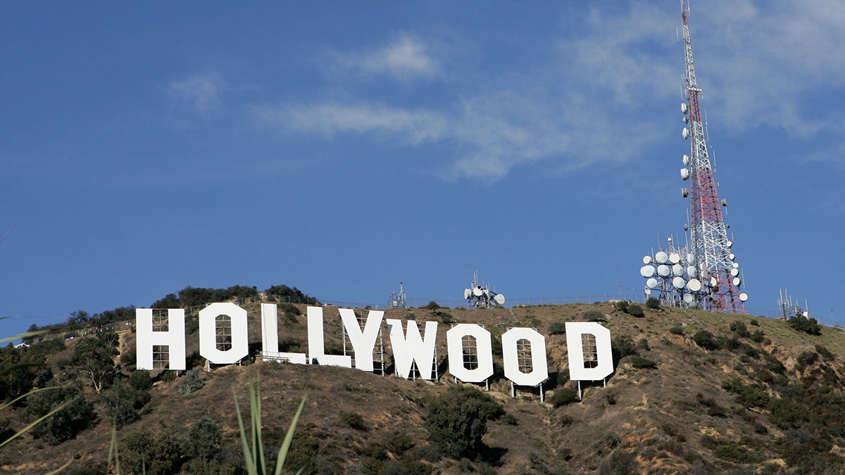 hollywood sign production