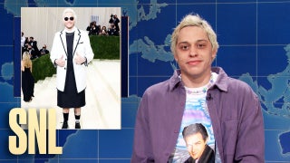 ‘SNL’: Pete Davidson Roasts His Own Met Gala Outfit During ‘Weekend Update’ (Video)