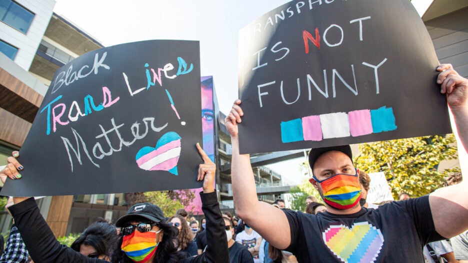 Inside the Netflix Walkout Rally in LA, a Mix of Frustration, Solidarity and Hope