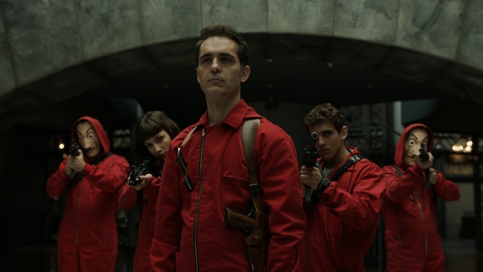 "Money Heist" on Netflix