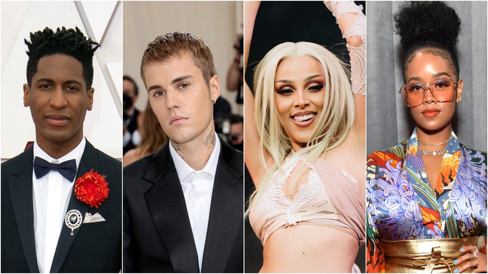 Grammy Nominations 2022 Jon Batiste Justin Bieber Doja Cat HER