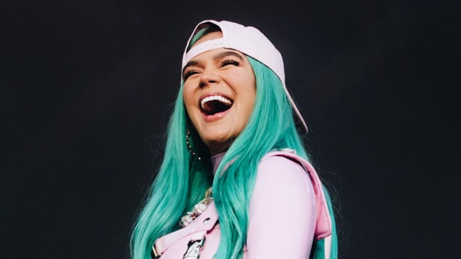 Singer Karol G Fell Down a Flight of Stairs During Concert