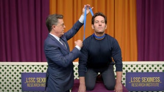 Stephen Colbert Put Paul Rudd Through a ‘Sexy’ Physical Gauntlet to Earn ‘Sexiest Man Alive’ Title (Video)