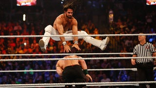 WWE’s Seth Rollins Attacked by Fan on ‘Raw’ (Video)