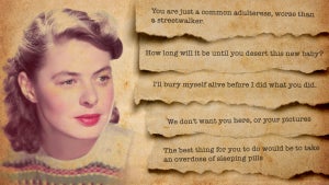 Ingrid Bergman Hate Mail Telegrams