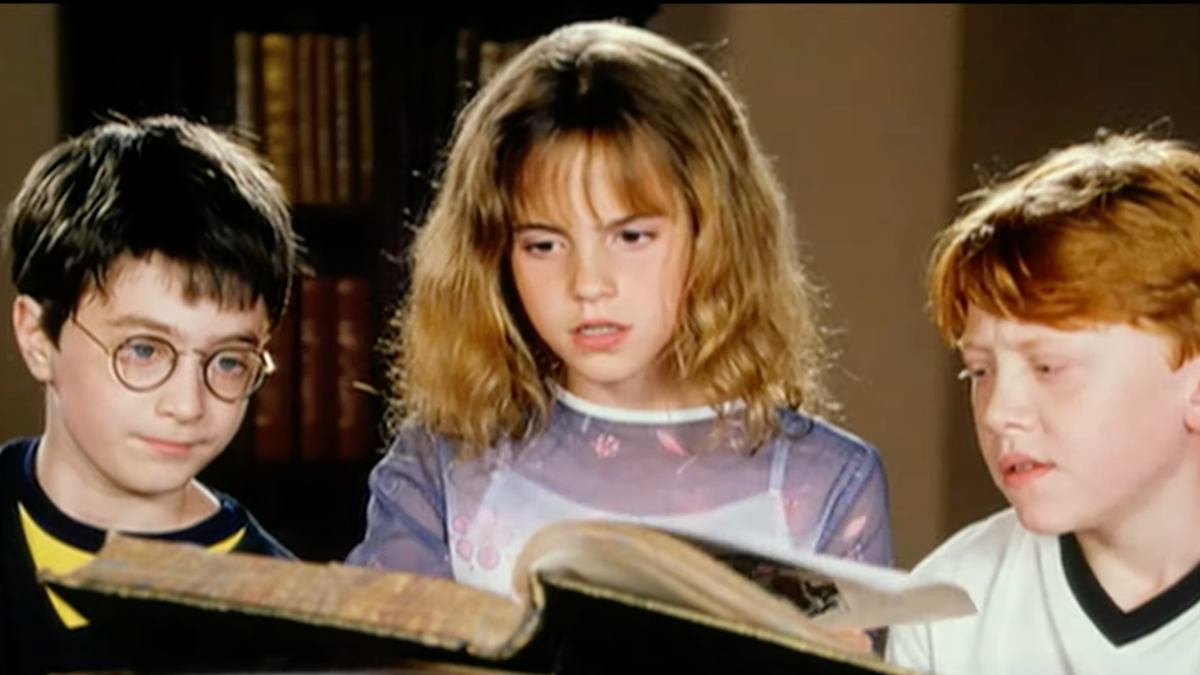 Daniel Radcliffe, Emma Watson and Rupert Grint Tear Up in Daniel Radcliffe, Emma Watson and Rupert Grint Tear Up in