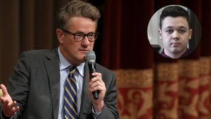 Joe Scarborough, Kyle Rittenhouse inset (Getty Images)