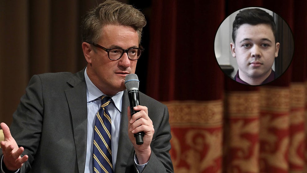 Joe Scarborough, Kyle Rittenhouse inset (Getty Images)