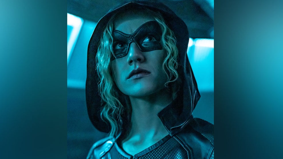 Katherine McNamara as Green Arrow in 'The Flash' (Colin Bentley/The CW)