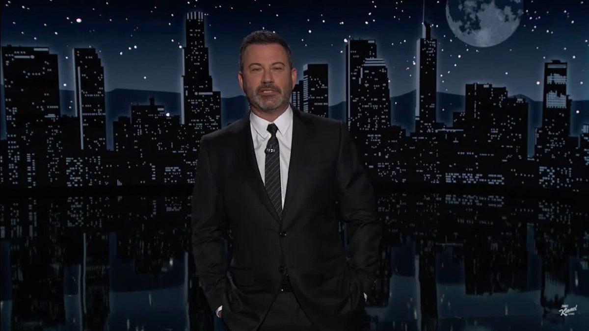 Jimmy Kimmel Has Fun Theories About the Fox News Christmas Tree Fire