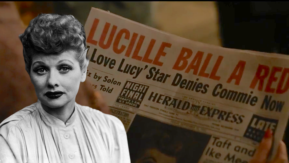 Lucille Ball Communist headline