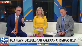 ‘Fox & Friends’ Blames ‘Left Wing’ and ‘Crime Surge’ for Christmas Tree Arson