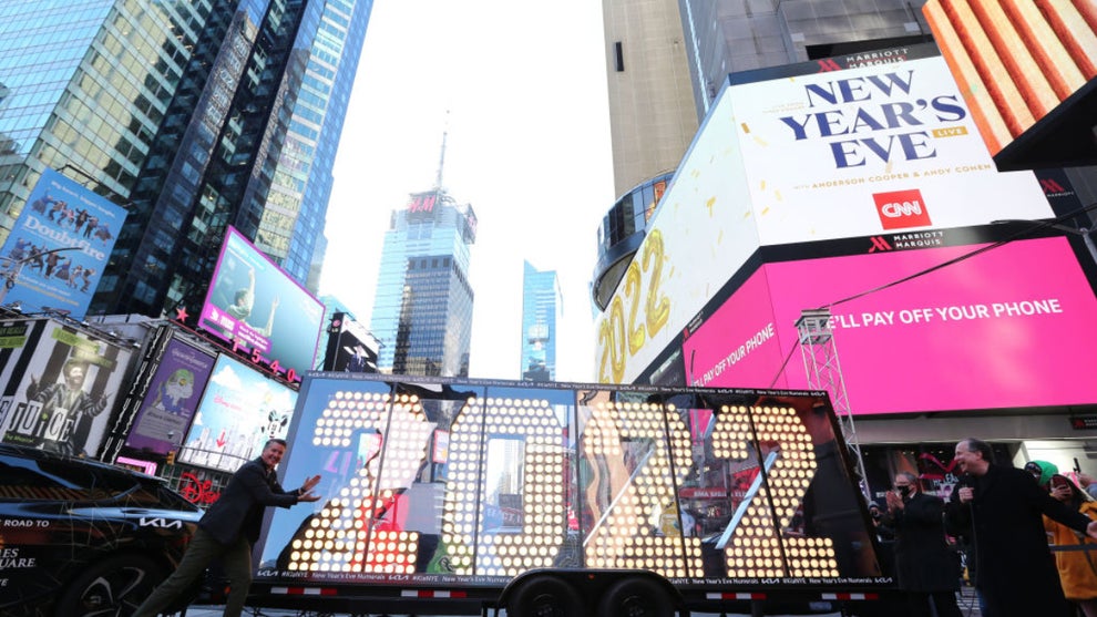 Times Square New Year's Eve 2022