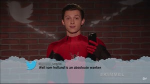 Tom Holland Jimmy Kimmel Mean Tweets