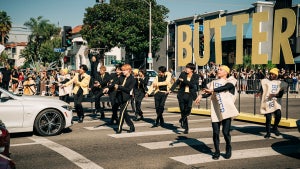 BTS perform a Crosswalk Concert for James Corden's "Late Show" (CBS)