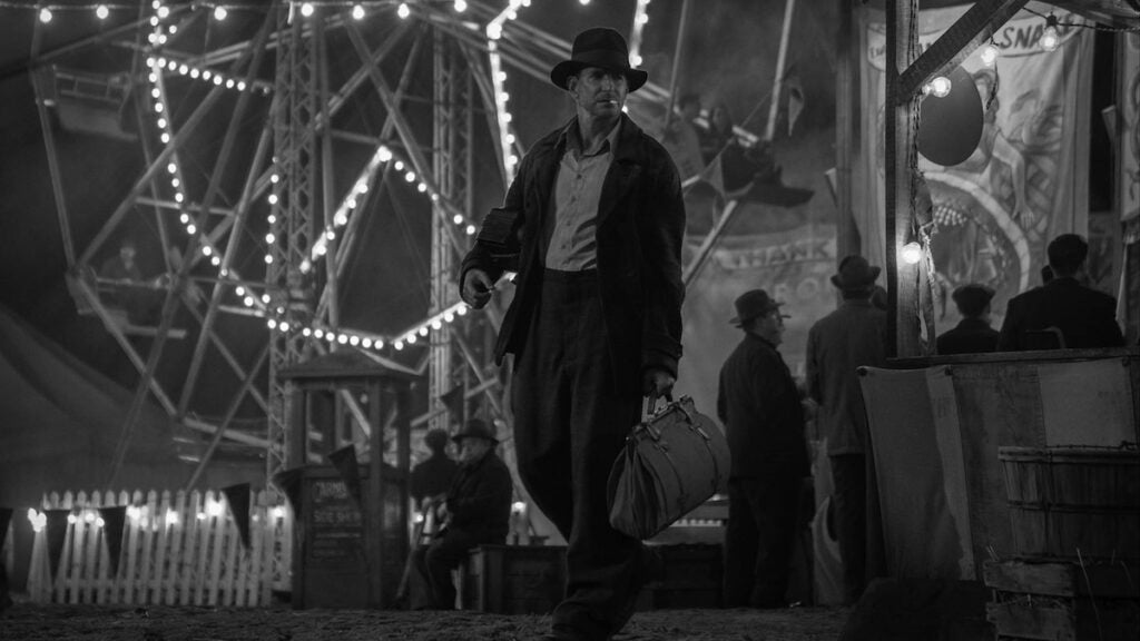 Nightmare Alley Black and White Guillermo del Toro Bradley Cooper