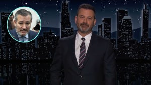 Jimmy Kimmel (Senator Ted Cruz, inset) (ABC/Getty Images)