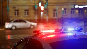 police car lights