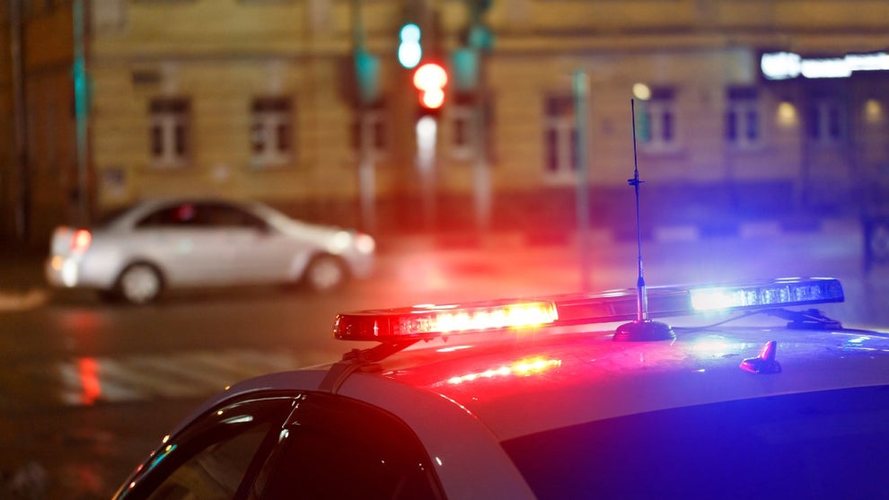 police car lights