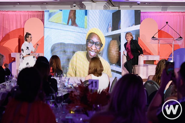 Sarah Paulson, Cynthia Erivo, Sharon Waxman Sarah Paulson, Cynthia Erivo, Sharon Waxman