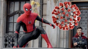 COVID spider-man far from home